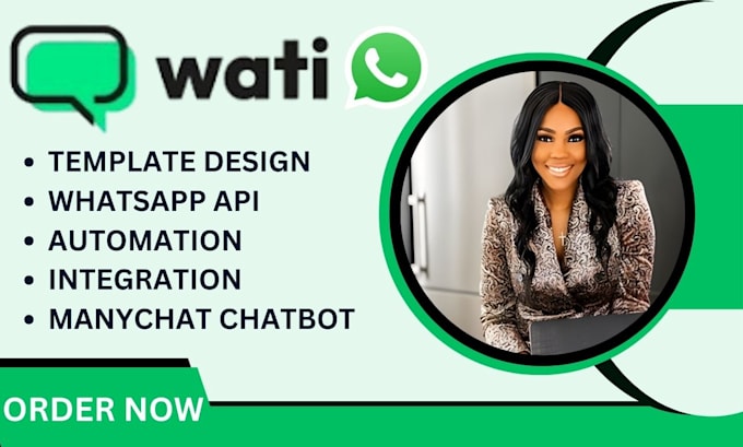 Gig Preview - Setup wati template, whatsapp automation with whatsapp API setup integrations