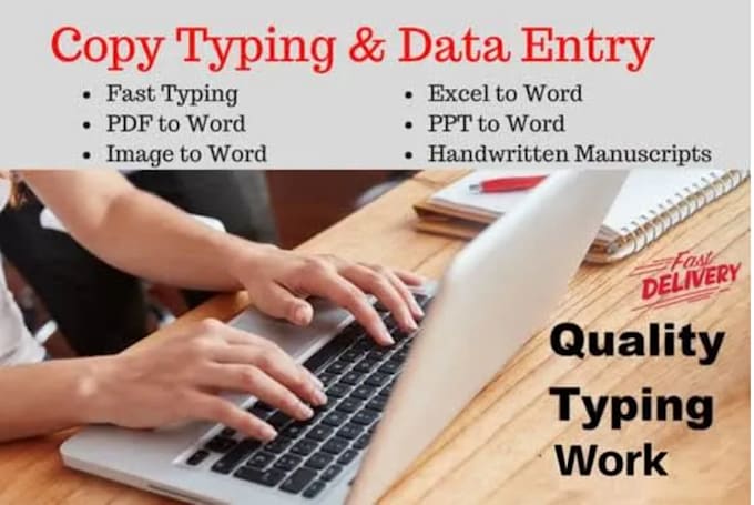 Bestseller - any typing task in 2 hours