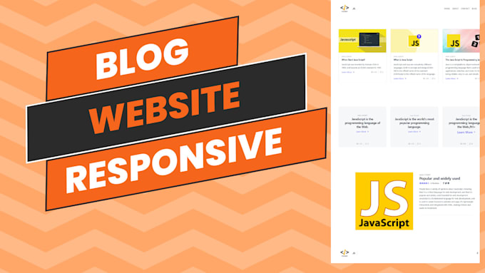 Gig Preview - Create responsive blog website elegant dsign