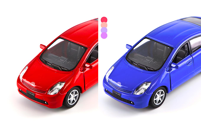 Gig Preview - Do product photo retouching, color change, car photo editing