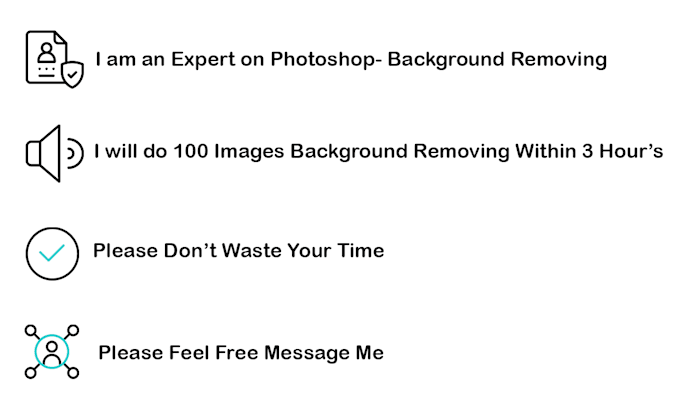 Gig Preview - Do 100 images background removing within 3 hours