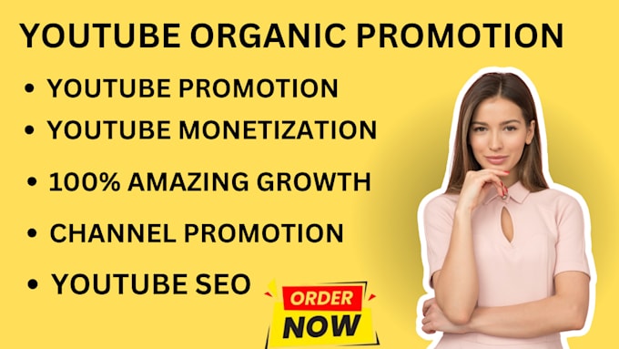 Gig Preview - Promote your youtube video, yo,utube channel organically to worldwide