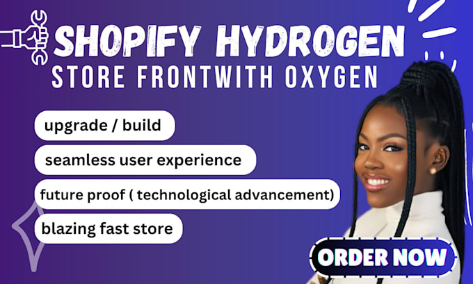 Gig Preview - Build, upgrade your shopify store with hydrogen headless storefront with oxygen