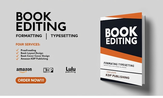 Gig Preview - Be developmental book editor proofread and format fiction nonfiction ebook