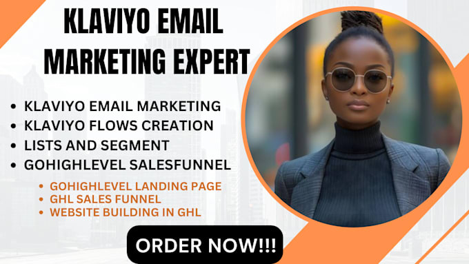 Gig Preview - Setup klaviyo email marketing flows for shopify ecommerce gohighlevel automation