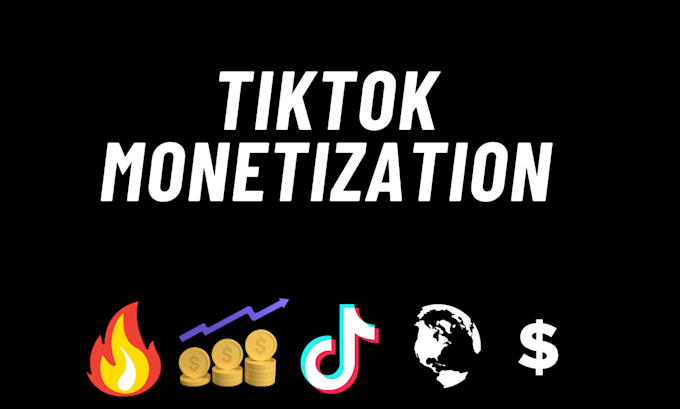 Gig Preview - Do complete tiktok monetization for creator rewards program