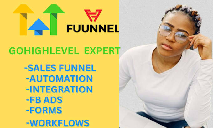 Gig Preview - Setup sub account gohighlevel workflow sales funnel custom domain invoice ghl