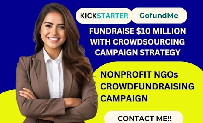 Bestseller - fundraise non profit ngo crowdfunding campaign promotion business plan kickstart