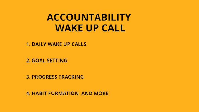 Bestseller - wake you up every morning and be accountability coach