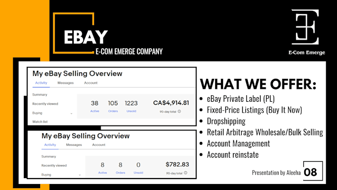 Gig Preview - Professionally manage your ebay account for sales growth