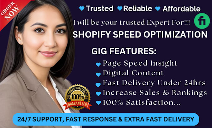 Gig Preview - Do advanced speed optimization for shopify store website for mobile and desktop