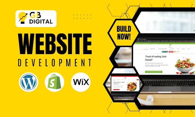 Gig Preview - Design a custom website on wordpress, shopify, or wix