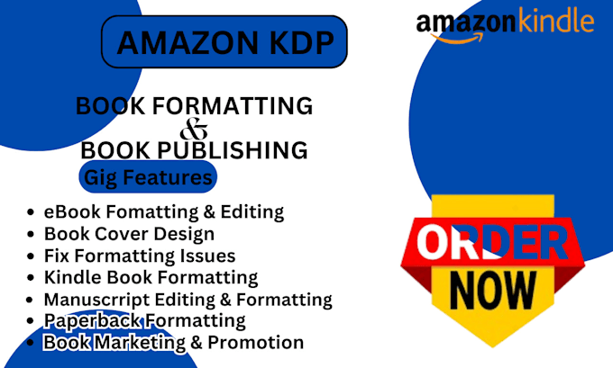 Gig Preview - Professionally format and publish your book on amazon KDP