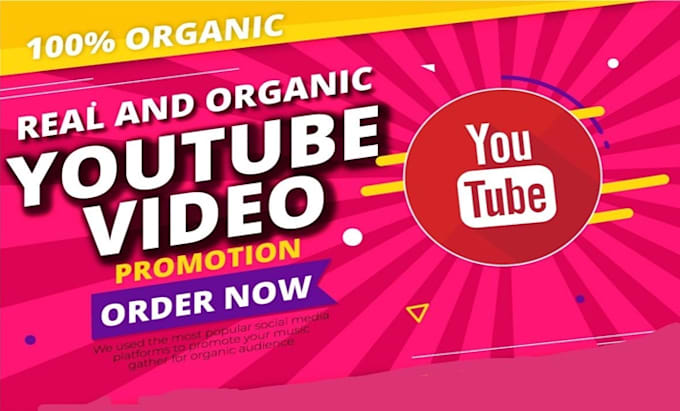 Gig Preview - Do organic youtube video promotion, video growth and channel promotion