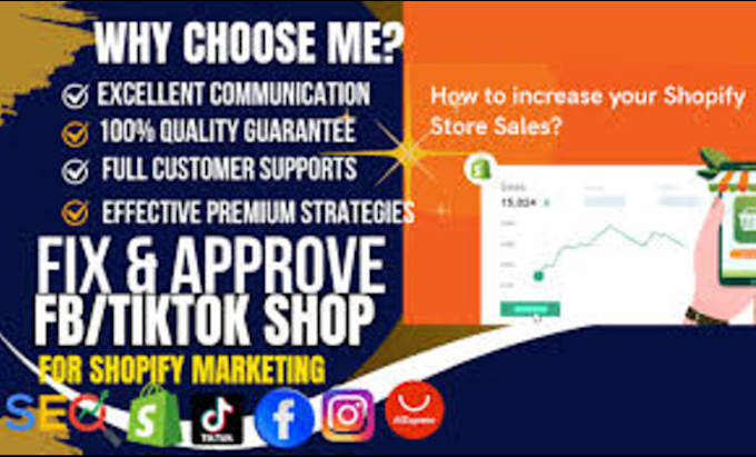 Gig Preview - Promote shopify marketing setup tiktok shop product hallowen