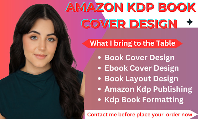 Gig Preview - Do dust jacket design paperback book cover hardcover amazon kdp book cover desig