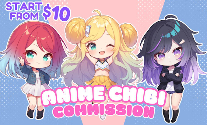 Gig Preview - Cute chibi for your original character, fanart, vtuber, pet