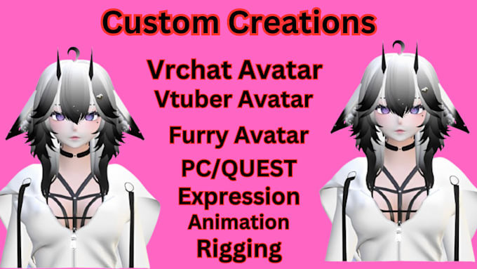 Bestseller - make custom vrchat avatar, furry avatar, vtuber and avatar asset for you