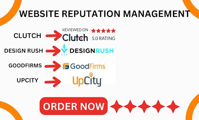 Gig Preview - Do clutch, designrush, goodfirms, upcity to boost your business