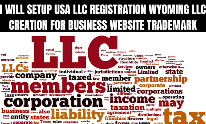 Bestseller - setup USA llc registration wyoming llc creation for business website trademark