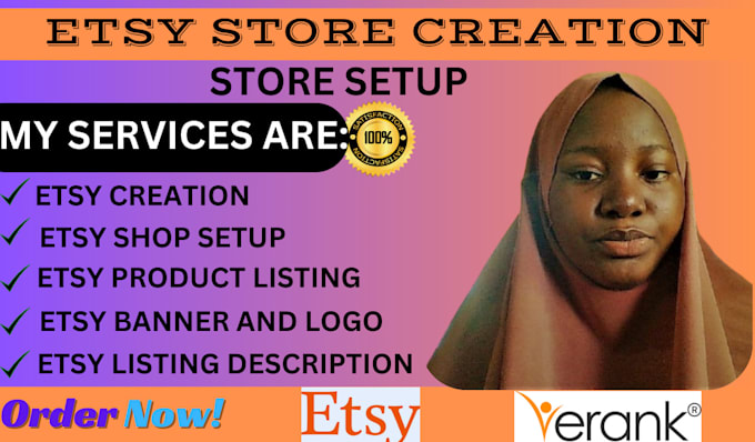 Bestseller - do etsy store creation, etsy store setup, with etsy marketing and product design