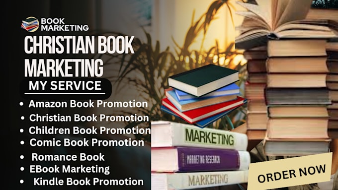 Gig Preview - Do christian book marketing book promotion viral,  amazon kindle christian