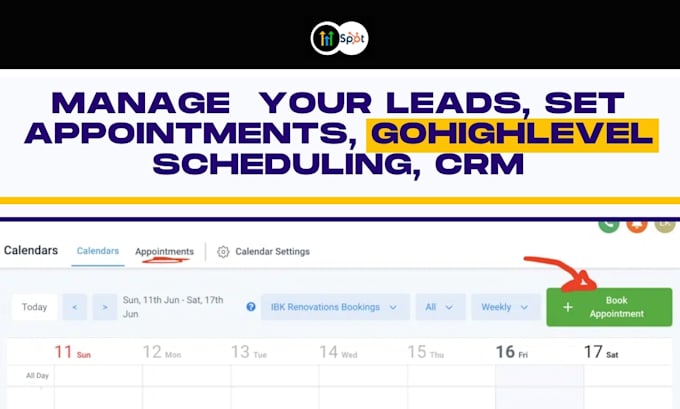 Gig Preview - Setup lead generation on gohighlevel CRM, appointment setting, scheduling zapier