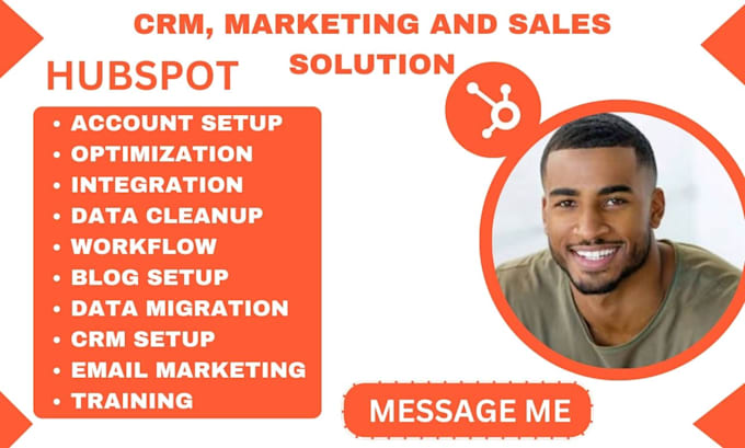 Gig Preview - Hubspot CRM consultant setup automation and optimization support workflow fix