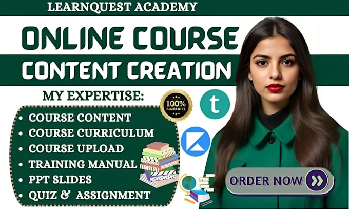 Bestseller - do online course content creation training manual course curriculum ppt slides