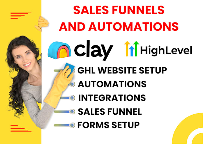 Gig Preview - Setup booking and appointment on gohighlevel, automation, ghl sales funnel