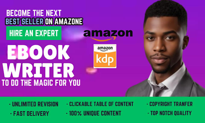 Gig Preview - Be your ebook ghostwriter, KDP book ghostwriter, nonfiction ghostwriter