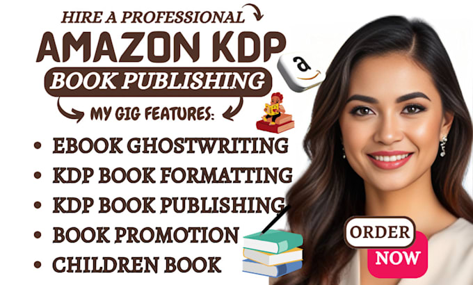 Gig Preview - Do book promotion book publishing children book illustration amazon kdp ads