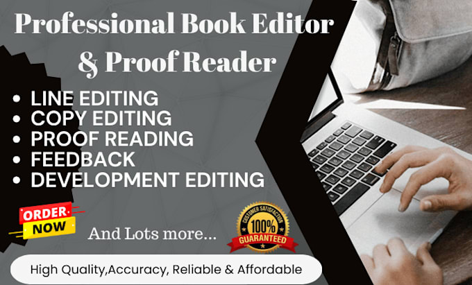 Gig Preview - Line edit, copy edit, and proofread your novel or book