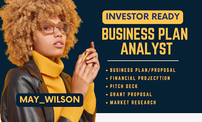 Gig Preview - Prepare perfect business plan, grants, financial plan, pitch deck for non profit