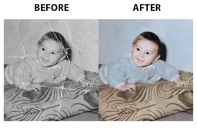 Gig Preview - Professionally restore old photos and colorize them