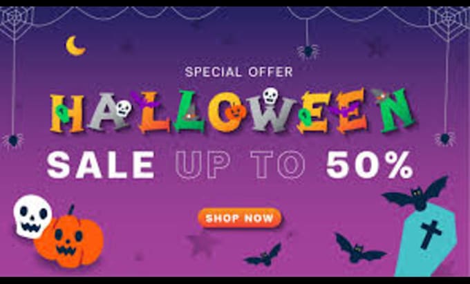 Gig Preview - Do ecommerce halloween shopify store promote christmas store