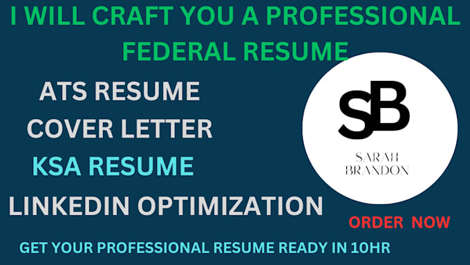 Gig Preview - Craft you a professional ats resume writing, federal resume writing, tech resume