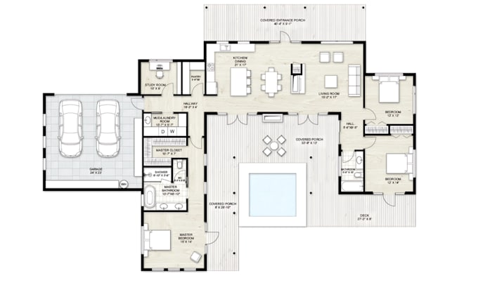 Gig Preview - Draw architectural and construction plan, 2d floorplans, and PDF to cad