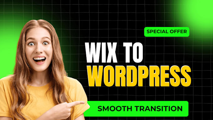 Gig Preview - Wix to wordpress migration