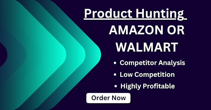 Gig Preview - Do amazon fba and walmart product hunting