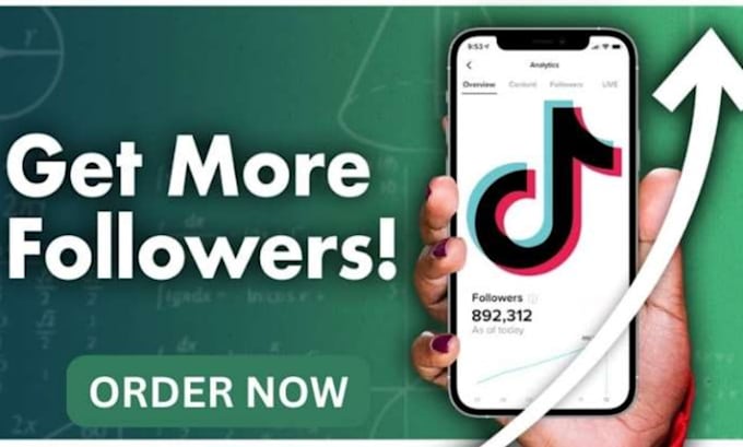 Gig Preview - Do organic tiktok promotion, and tiktok growth instagram to get tiktok followers