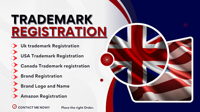 Gig Preview - Trademark, eu trademark, logo design, brand registry, patent search,amazon brand