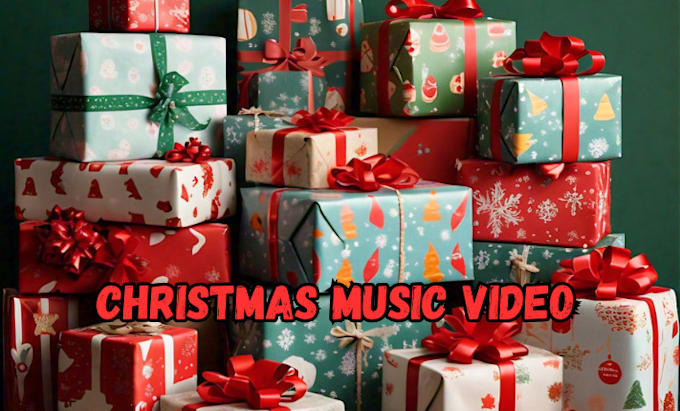 Gig Preview - Create a festive christmas music video to spread holiday cheer and promote it