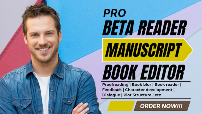 Gig Preview - Beta read, edit, proofread your ebook, do critique, and provide honest feedback