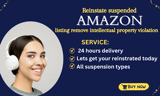 Gig Preview - Reinstate suspended amazon listing remove intellectual property violation