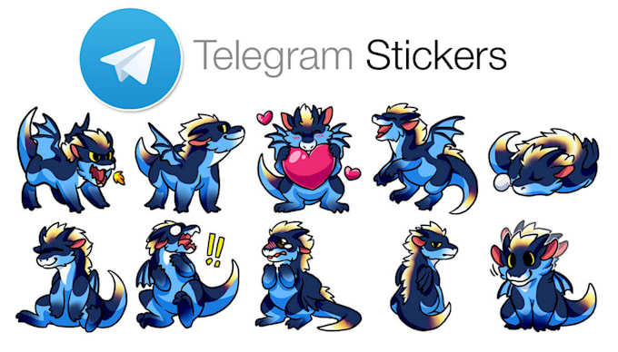 Gig Preview - Do animated telegram sticker crypto sticker furry sticker emojis gifs sticker