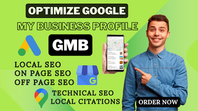 Gig Preview - Optimize google my business profile for gmb maps ranking and local SEO