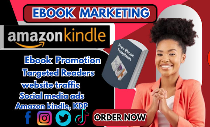 Gig Preview - Do amazon book promotion, amazon kindle ebook marketing, children book promotion