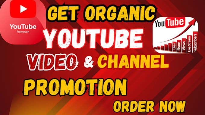 Gig Preview - Do organic youtube channel promotion for monetization