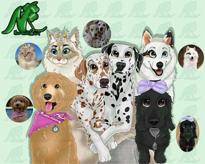 Gig Preview - Make your beloved pets into a disney cartoon